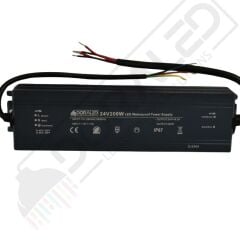 24 Volt 8,3 Amper IP67 Su Geçirmez Dış Cephe Led Adaptör 200 Watt