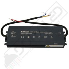 12 Volt 8,3 Amper IP67 Su Geçirmez Dış Cephe Led Adaptör 100 Watt