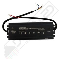 12 Volt 8,3 Amper IP67 Su Geçirmez Dış Cephe Led Adaptör 100 Watt