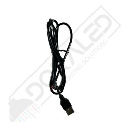 100 cm USB Erkek Kablo 2 Amper Ucu Açık USB Kablo