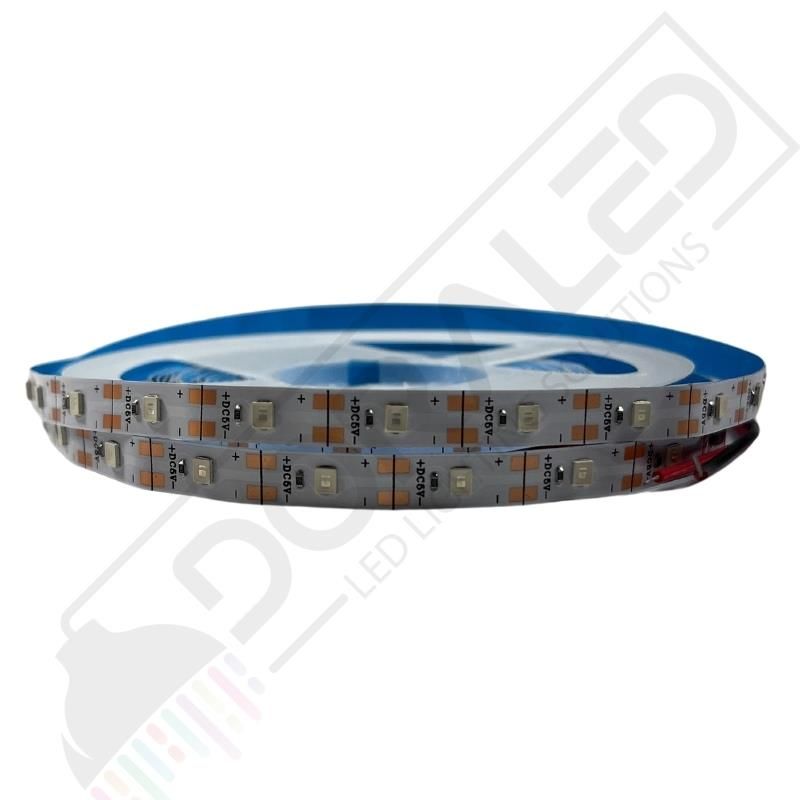 5V Şerit Led 2835 Kırmızı 5 Volt Şerit Led (IP20) (5 Metre)