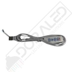 100 cm Dimmer li USB Erkek Kablo 2 Amper Ucu Açık Dim Edilebilir USB Kablo