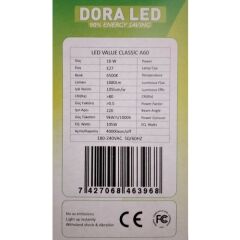 Dora Led Beyaz Dim Edilebilir E27 Duylu LED Ampul 10W