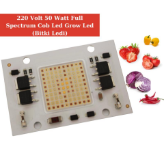 220 Volt 50 Watt Full Spectrum Cob Led Grow Led (Bitki Ledi)