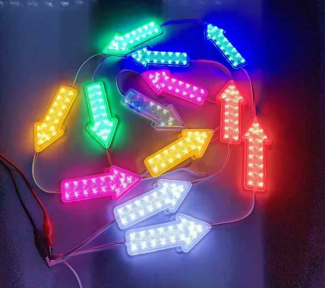 12 Volt Ok Yönlü Led Modül İşaret Modülü Tabela Modül Reklamcı Modül Beyaz (3 Adet)