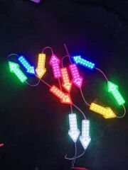 12 Volt Ok Yönlü Led Modül İşaret Modülü Tabela Modül Reklamcı Modül Mavi (3 Adet)