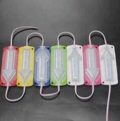 12 Volt Ok Yönlü Led Modül İşaret Modülü Tabela Modül Reklamcı Modül Pembe (3 Adet)