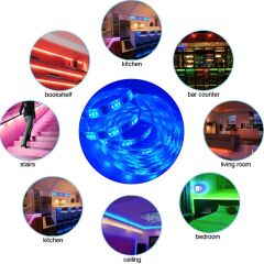 Tuya Destekli Wifi Kontrollü 5M RGB Şerit Led Set 5 Metre