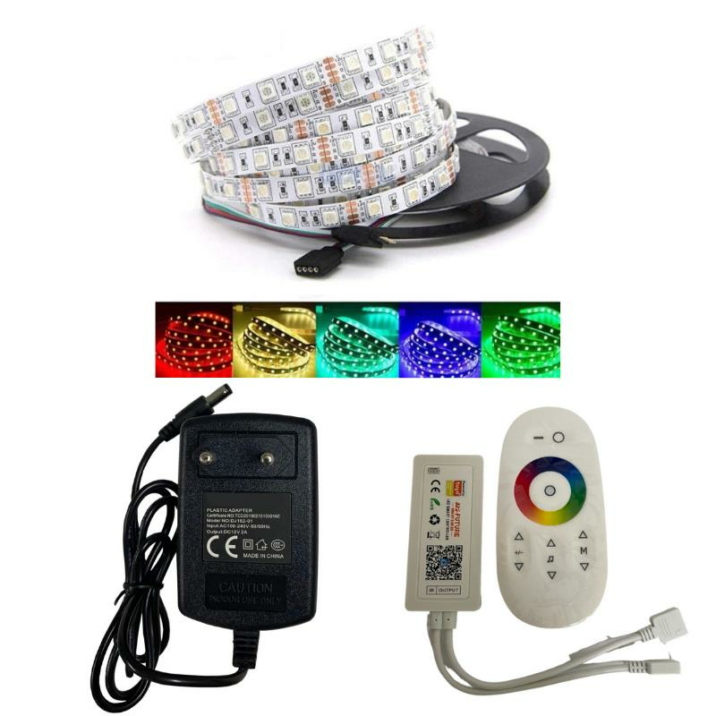 Tuya Destekli Wifi Kontrollü 5M RGB Şerit Led Set 5 Metre