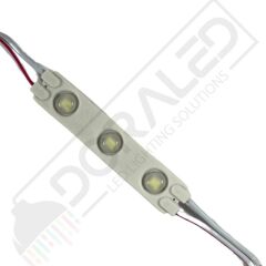 1,2 Watt 3lü Lensli Beyaz Led Modül 2835 Reklamcı Modül 10 Adet