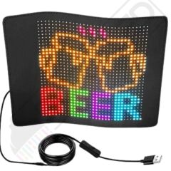 Bluetooth Lu Telefon Kontrollü S3232 Flexible Matrix Led Ekran 5V (230*187mm panel)