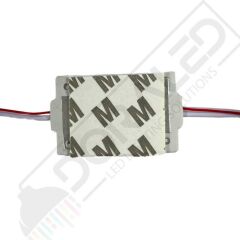 24 Volt Gün Işığı 1,5 Watt Tekli Lensli 3030 Reklamcı Modül IP65 (10 Adet)