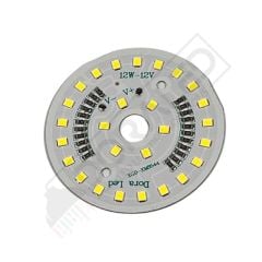 12Volt 12Watt Smd 5630 Ledli Led Modül Beyaz 10mm Delik Çaplı 12V 12W Avize Ledi 60mm(3 Adet)