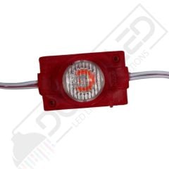 24 Volt Kırmızı 1,5 Watt Tekli Lensli 3030 Reklamcı Modül IP65 (10 Adet)