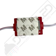 24 Volt Kırmızı 1,5 Watt Tekli Lensli 3030 Reklamcı Modül IP65 (10 Adet)