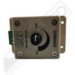 Manuel Led Dimmer 12-24V 8A Dc Dimmer 12-24 Volt Şerit Led Dimmer