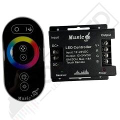 RGB Touch-Dokunmatik Led Kontrol Ses Ve Müzik Kumandası 12-24V