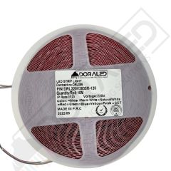 220 Volt Dim Edilebilir Şerit Led 10 Cm De Kesilebilir M/120 Led Kırmızı 10M İP20