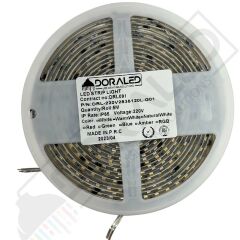 220 Volt Dim Edilebilir Şerit Led 10 Cm De Kesilebilir M/120 Led Gün Işığı 5M İP65