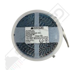 220 Volt Dim Edilebilir Şerit Led 10 Cm De Kesilebilir M/120 Led Kırmızı 5M İP65