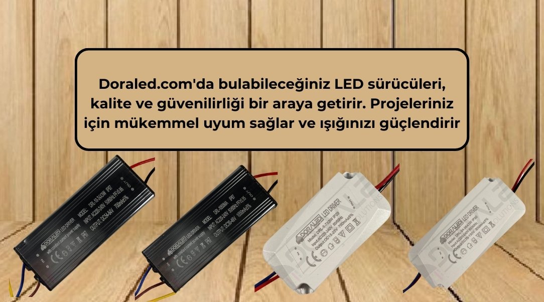 Led Adaptör Ve Led Driver 