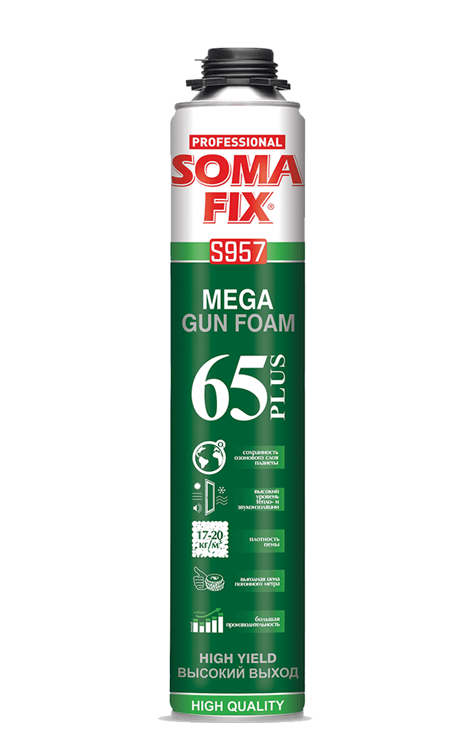 Somafix Mega Plus Tabancalı Poliüretan Köpük S957