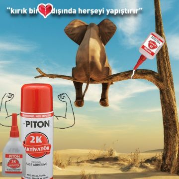 PİTON 2K HIZLI YAPIŞTIRICI 200ML
