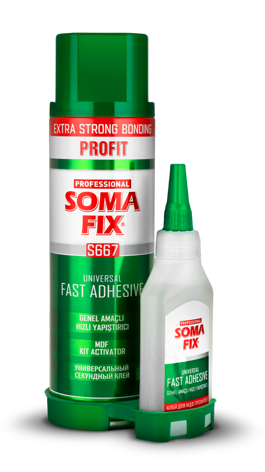 Somafix Profit Genel Amaçlı Hızlı Yapıştırıcı 500ml + 125gr S667