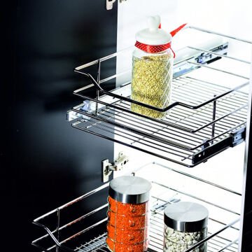 Teleskopik Raylı Mutfak Çekmece Sistemi