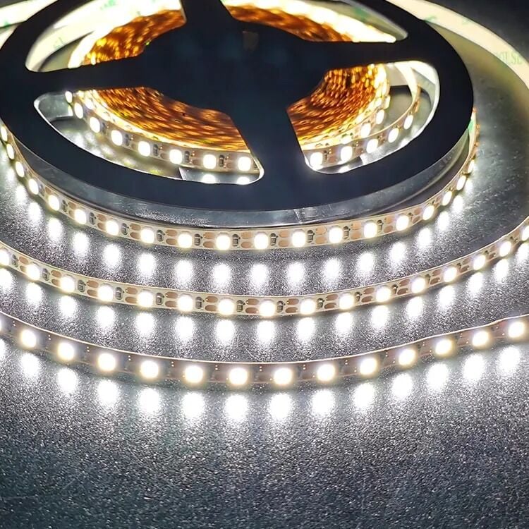 5 Volt 2835 120 Ledli 5MM Şerit Led Mavi 5 Metre