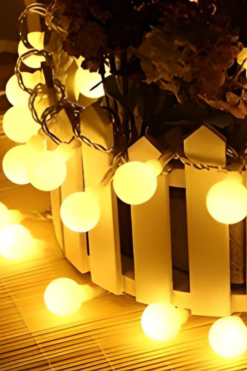 5 Metre 28 Ledli Gün Işığı Top Led Kendiliğinden Animasyonlu Dekoratif Led Işık Yılbaşı Süsü