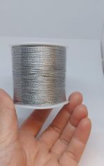 Gümüş Simli Paraşüt İpleri, 1 mm , 1 Metre