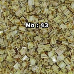 No: 43 Tam Tila (TL-4512 ) |Picasso (Kırçıllı) Krem Rengi 3 gram