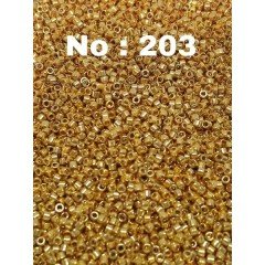 No: 203 Miyuki Delica 11/00 DB1833 | Kızıl Altın 3 gram