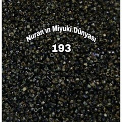 No: 193 Miyuki Delica 11/00 DB2261 | Picasso (Kırçıllı) Siyah 3 gram