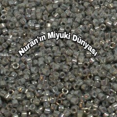 No: 143 Miyuki Delica 11/00 DB0251 | Altın Işıltılı Gri 3 gram