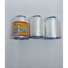 No : 50 YABALI Kar Beyaz Polyester Dikiş Dantel Nakış İpleri 20 gram.