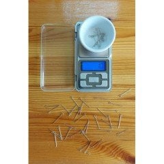 Bir Ucu Halkalı Çiviler, 1,5 cm , 5 gram , Gümüş