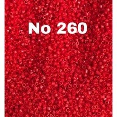 No: 260 Miyuki Delica 11/00 DB723 | Kırmızı 3 gram