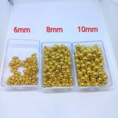 Küre Altın Mıknatıs Kapamalar(6 mm-8 mm-10 mm)