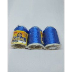 No : 127 YABALI Menekşe (Açık Saks Mavi) Polyester Dikiş Dantel Nakış İpleri 20 gram