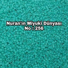 No: 256 Miyuki Delica 11/00 DB793 | Mat Turkuaz 3 gram