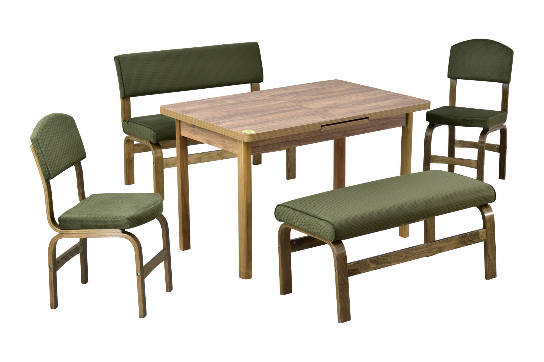 Ege Sandalye Peri Bank Fırat Mutfak Masası Takımı - 80x120 cm
