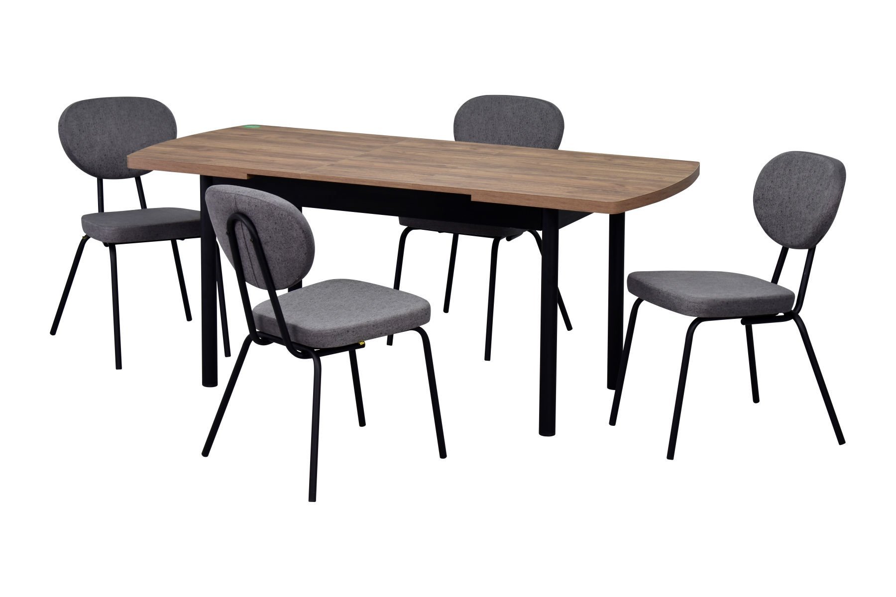Damla Sandalye Elmas Mutfak Masası Takımı - 80x140 cm