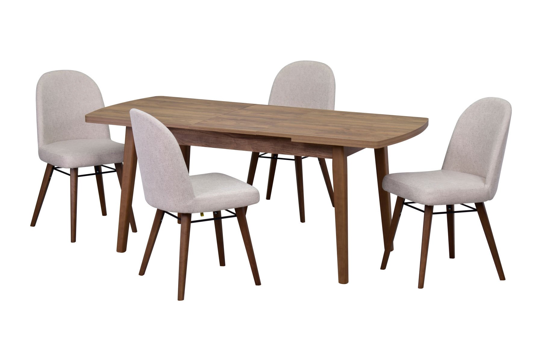 Mara Sandalye Aras Mutfak Masası Takımı - 80x140 cm