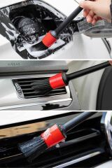 Yumuşak Kıllı İç Ve Dış Temizlik İçin 5+1 Detaylı Araç Oto Temizlik Bakım Fırça Seti