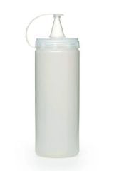 Şeffaf Kapaklı Sızdırmaz Yağlık Sosluk Şişesi Plastik Yağdanlık 400 ml. AP-9028
