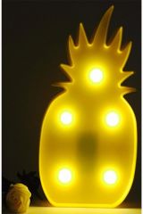 Ananas Şeklinde Ledli Dekoratif Eğlenceli Çocuk Gece Lambası
