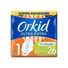 Orkid Ultra Extra Hijyenik Ped Normal Süper Ekonomik Paket 26'Lı