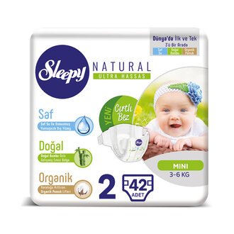 Sleepy 3-6 Kg Jumbo Bez 2 Numara Sensıtıve 42'Li